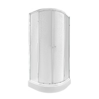 Душова кабіна Q-tap Presto CRM1099AP5 Pear 1970x900x900 мм + піддон Robin 309912C 90x90x12 см із сифоном(42829)