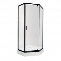 Душова кабіна Q-tap Scorpio BLA10995-AC6 Clear 2120x900x900 мм + піддон Diamond 309912 90x90x12 см із сифоном(42833)