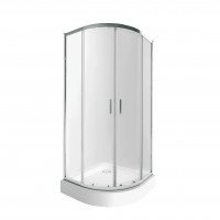 Душова кабіна Q-tap Taurus CRM1011AC6 Clear 2020x1000x1000 мм + піддон Robin 301112 100x100x12 см із сифоном(42837)
