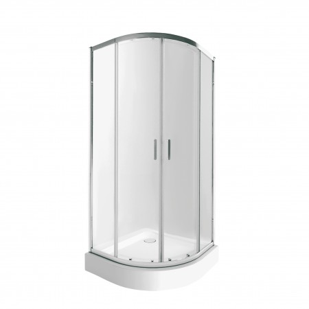 Душова кабіна Q-tap Taurus CRM1011AC6 Clear 2020x1000x1000 мм + піддон Robin 301112 100x100x12 см із сифоном(42837)