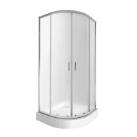 Душова кабіна Q-tap Taurus CRM1099AC6 Clear 2020x900x900 мм + піддон Robin 309912C 90x90x12 см із сифоном(42838)