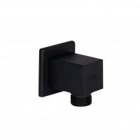 Подключение Qtap для шланга Spojeni прямоугольное Black Matt(42857)