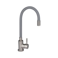 Смесители для кухни Aria-015-F3(k35)/с гибким изливом/Grey (43363)