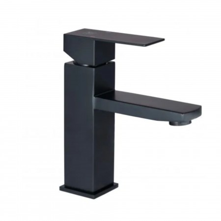 Смеситель для раковины Kubis-001-F(k35)/Black (43376)