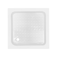 Душевой поддон KAPIELKA ST 80x80х14/низкий /квадратный/диаметр слива 52мм(45012)