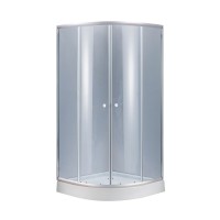 Душова кабіна Latwa-SC-SAT.LOW.GR/90x90/скло тон. 4мм+Душевий піддон KAPIELKA-ST/90x90x15(45312)