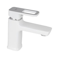 Смеситель для раковины Wawel-001(k35)/White (45397)