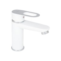 Смеситель для раковины Latwa-001(k35)White (45423)