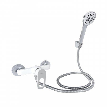 Смеситель для душа Latwa-010(k40)/c душевым гарнитуром/White (45426)