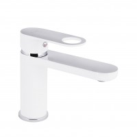 Смеситель для раковины Jay/Chrome/White (45551)