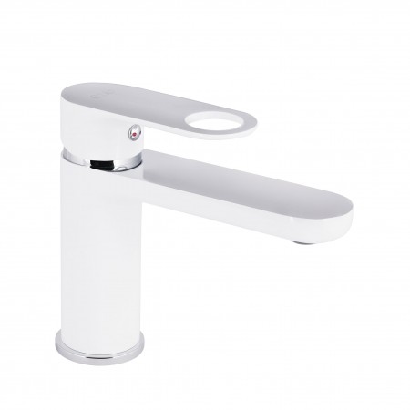 Смеситель для раковины Jay/Chrome/White (45551)