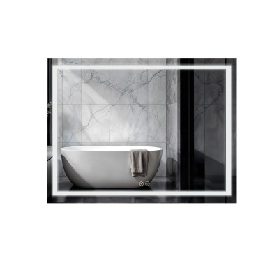 Зеркало Mideya 900х700 с LED-подсветкой Touch, с антизапотеванием, с диммером (45625)