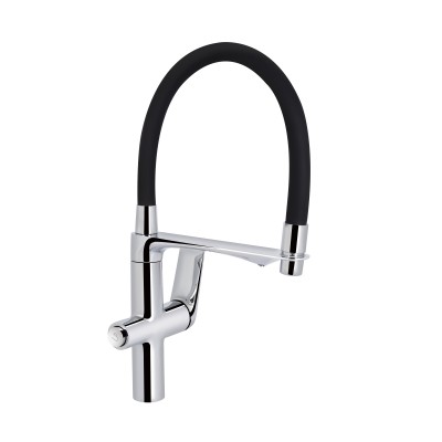 Смесители для кухни Vlasta New/Chrome/с гибким изливом/с подключением для питьевой воды (45648) Смесители для кухни Vlasta New/Chrome/с гибким изливом/с подключением для питьевой воды (45648)