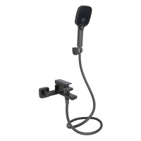 Смеситель для ванной  Gemini/Gunmetal Black PVD/c душевым гарнитуром (45684)