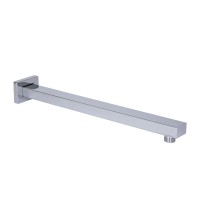 Кронштейн Qtap Trubice 400 мм для верхнього душу прямокутний Chrome(45928)