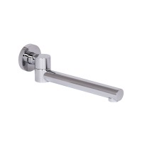 Излив Qtap Vytok для систем скрытого монтажа 240 мм округлый Chrome(45934)