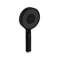 Лейка Qtap Rucni D 130 мм для ручного душа округлая Black Matt(45951)