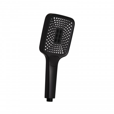Лейка Qtap Rucni 140x110 мм для ручного душа прямоугольная Black Matt(45955)