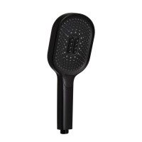 Лейка Qtap Rucni 140x110 мм для ручного душа Black Matt(45961)