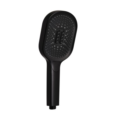 Лейка Qtap Rucni 140x110 мм для ручного душа Black Matt(45961)