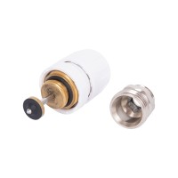 Кран термостатический для коллектора латунного Standart 1/2"х3/4"(46000)