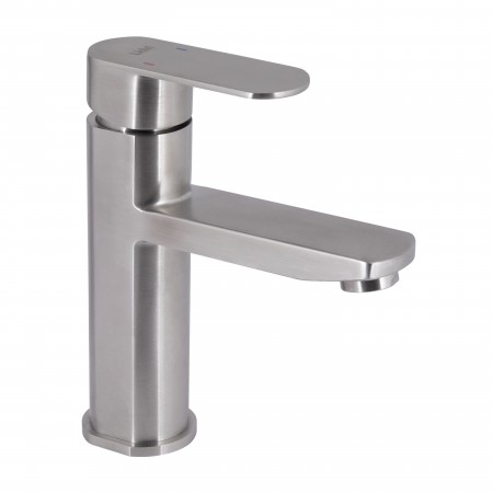 Смеситель для раковины Luna-001-F(k35)/Nickel (46094)