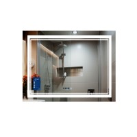 Дзеркало Cardinal 1000х700 з LED-підсвічуванням Touch, з антизапотіванням, з диммером, рег. темп. кольори (3000-6500K) (46202)