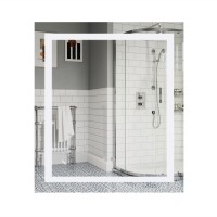 Зеркало Kubis 700х800 с LED-подсветкой Touch, с антизапотеванием, с диммером, рег. яркости (46209)