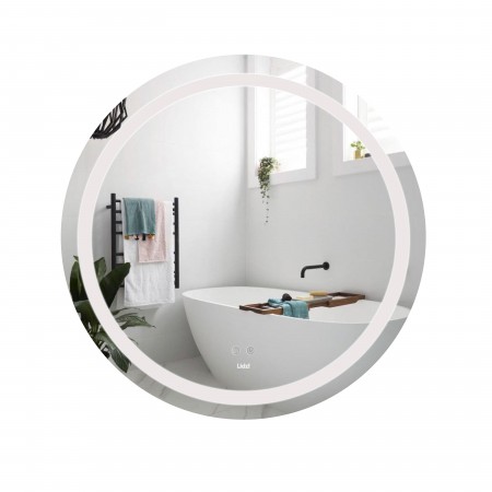 Дзеркало Aria R800 з LED-підсвічуванням Touch, з антизапотіванням, з диммером, рег. яскравості (46214)