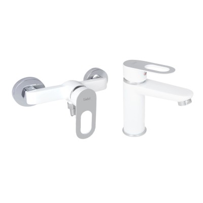 Комплект смесителей Latwa 001 + Latwa 010 White (46361) Комплект смесителей Latwa 001 + Latwa 010 White (46361)