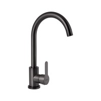 Смеситель для кухни Pure-015-F/Graphite/U-образный (47054)