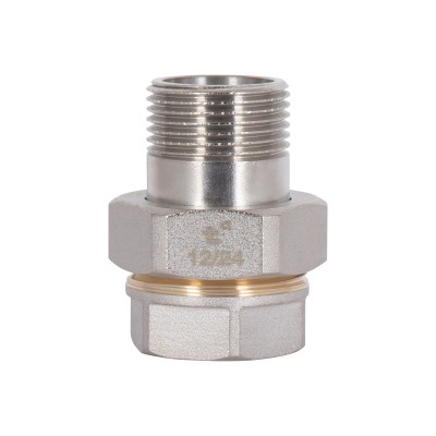 Сгон-американка Standart 3/4"/FM/Nicel/прямой (47277) Сгон-американка Standart 3/4"/FM/Nicel/прямой (47277)