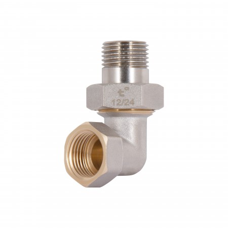 Сгон-американка Standart 1/2"/FM/Nicel/угловой (47282)