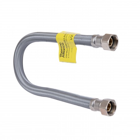 Шланг для води Thermo Alliance Forte D10 (посилений) 20 см NYLON 1/2"x1/2" ВР TAF383W20(47872)