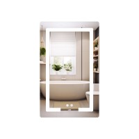 Дзеркало Kubis (KU2) 500х800/с LED-підсвічуванням Touch/з антизапітнінням/з диммером/c рег. яскравості (48448)
