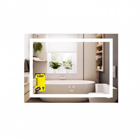 Дзеркало Kubis (KU1) 700х500/с LED-підсвічуванням Touch/з антизапотіванням/з диммером/c рег. яскравості (48485)