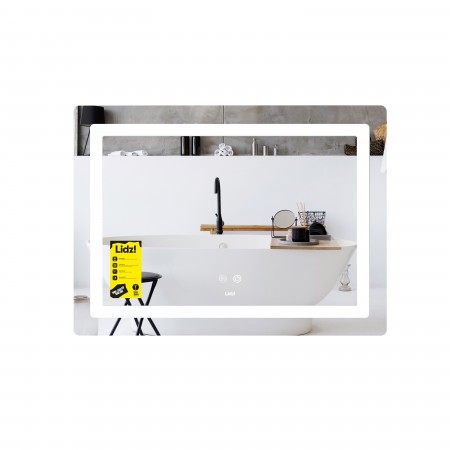 Дзеркало Kubis (KU2) 700х500/с LED-підсвічуванням Touch/з антизапітнінням/з диммером/c рег. яскравості (48486)