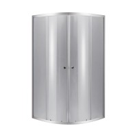 Душова кабіна Latwa SC 90x90-SAT LOW/DARK GREY/скло 4мм/без піддону(48751)