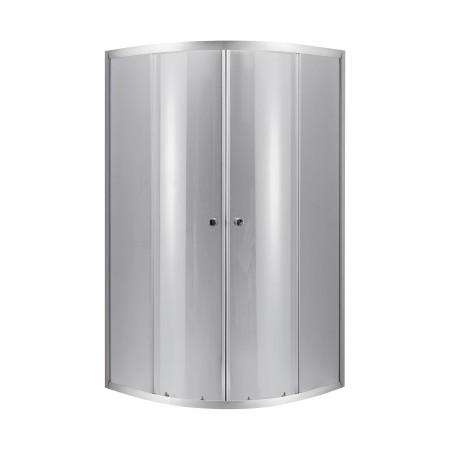 Душова кабіна Latwa SC 90x90-SAT LOW/DARK GREY/скло 4мм/без піддону(48751)