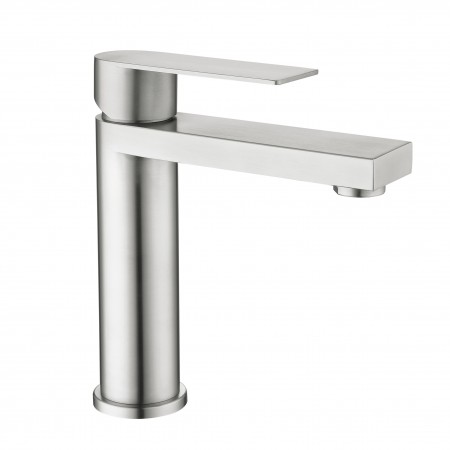 Змішувачі для умивальника Nexus 001F (k35)/низький/Nickel (49184)
