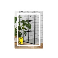Дзеркало Kubis (KU2) 600х800/с LED-підсвічуванням Touch/з антизапітнінням/з диммером, реєстр. темп. кольори (3000-6500K)(49280)