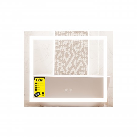 Дзеркало Kubis (KU1) 700х600/с LED-підсвічуванням Touch/з антизапітнінням/з диммером/c рег. яскравості (49285)