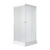 Душовий бокс Kubis SB 90x90-SAT LOW/FROST/скло 4мм(49389)