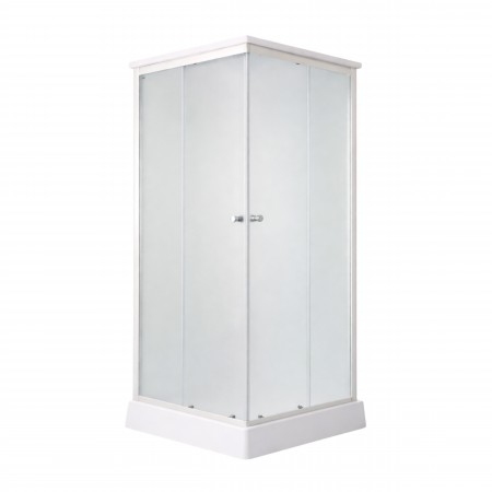 Душовий бокс Kubis SB 90x90-SAT LOW/FROST/скло 4мм(49389)