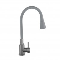 Смесители для кухни Aria 015F31 (k35)/гибкий излив/Graphite/Grey (49567)
