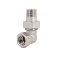 Угон-американка Forte кутовий під плоску прокладку 1/2"/FM/Nicel (49584)
