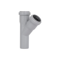 Тройник для внутренней канализации HT-System+ d32/32/32/45° (51023)