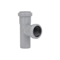 Тройник для внутренней канализации HT-System+ d40/40/40/87° (51026)