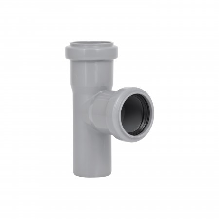 Тройник для внутренней канализации HT-System+ d40/40/40/87° (51026)
