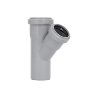 Тройник для внутренней канализации HT-System+ d50/40/50/45° (51027)